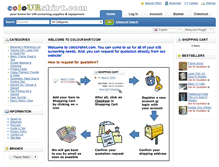 Tablet Screenshot of colourshirt.com